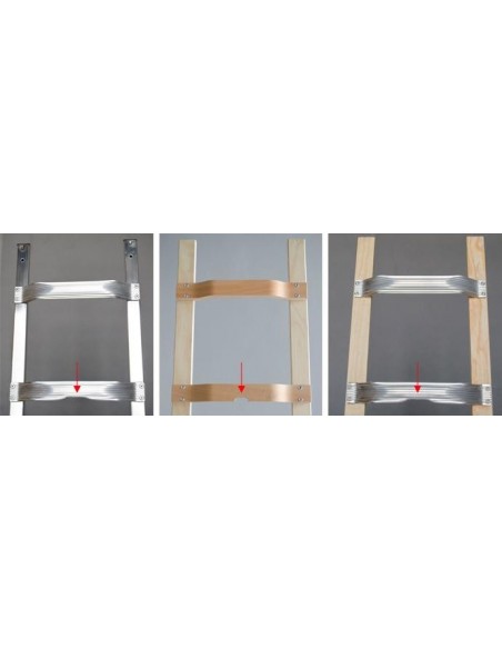 Krause Stabilo Tetőlétra Alu/Fa 16 Fokos