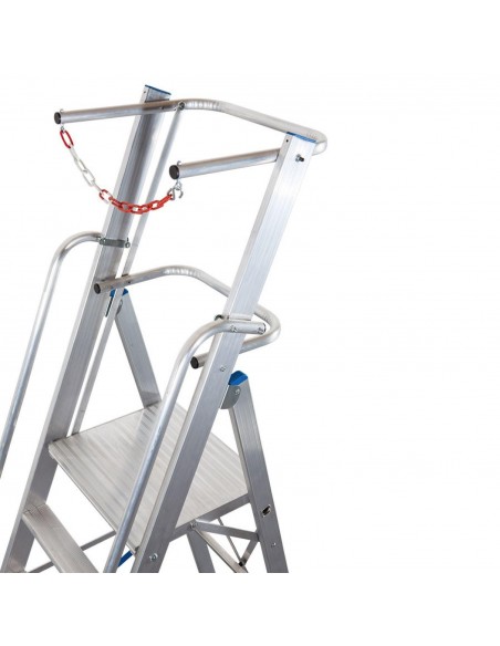 Krause Stabilo Lépcsőfokos Állólétra Nagy Dobogóval És Kapaszkodókerettel 8 Fokos