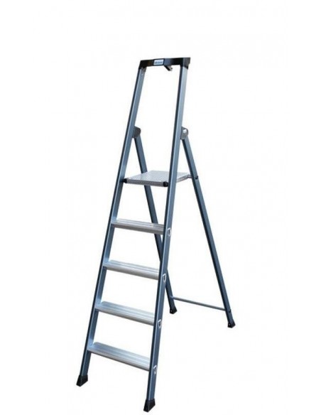 Krause Monto Sepro Lépcsőfokos Állólétra, Eloxált 5 Fokos