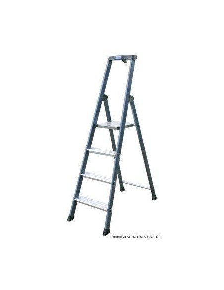 Krause Monto Sepro Lépcsőfokos Állólétra, Eloxált 4 Fokos