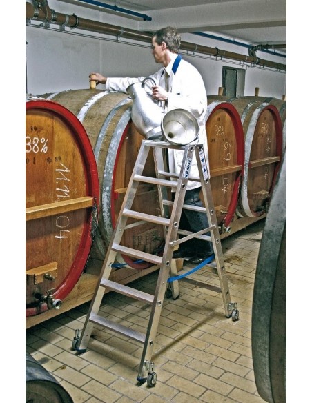 Krause Stabilo Gurítható Két Oldalon Járható Létra 2X3 Fokos