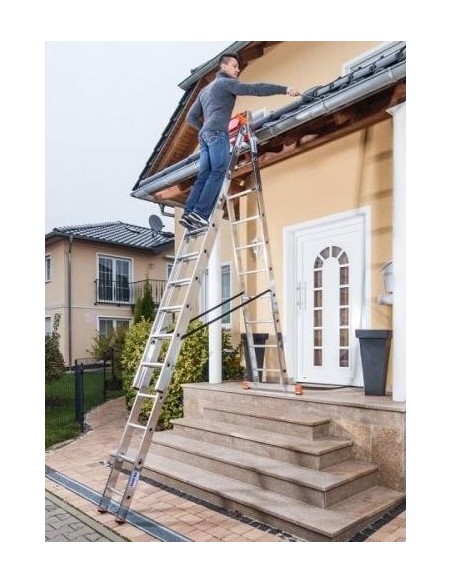 Krause Tribilo Létrafokos Sokcélú Létra 3X8 Fokos Lépcsőfunkcióval