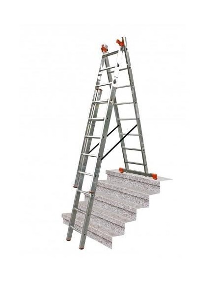 Krause Tribilo Létrafokos Sokcélú Létra 3X12 Fokos Lépcsőfunkcióval