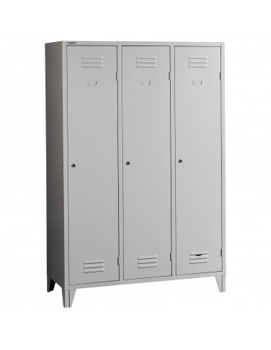 metaloBox PROJECT 3FF Válaszfalas öltözőszekrény 3 rekeszes