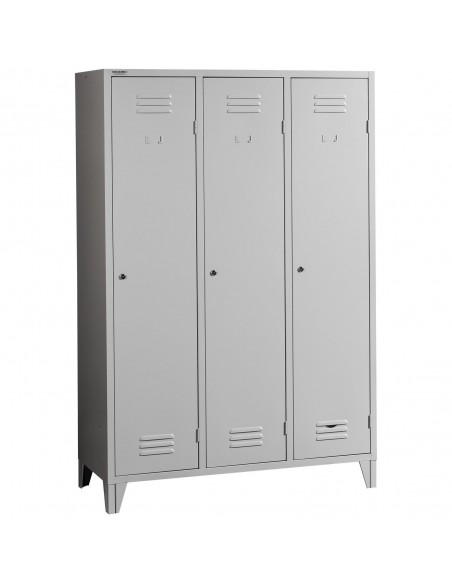 metaloBox PROJECT 3FF Válaszfalas öltözőszekrény 3 rekeszes