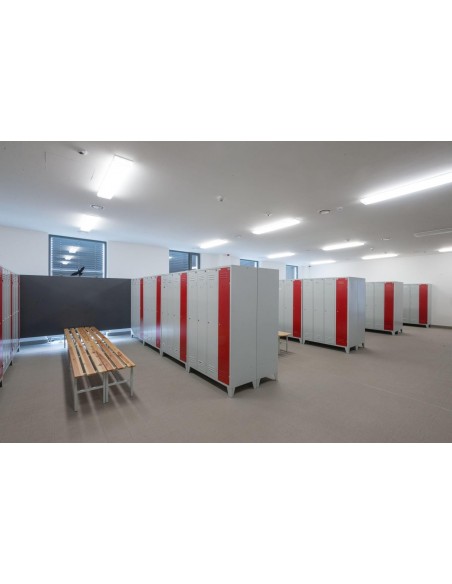 metaloBox PROJECT 4 Hosszúajtós öltözőszekrény 4 rekeszes