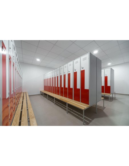 metaloBox PROJECT Z4 NEW Z-ajtós öltözőszekrény 4 rekeszes