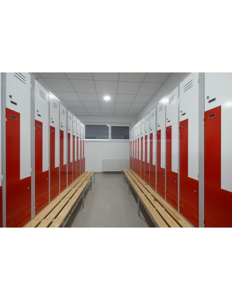 metaloBox PROJECT Z6 NEW Z-ajtós öltözőszekrény 6 rekeszes
