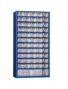 metaloBox LILIPUTI C-57 Alkatrésztároló szekrény 57 dobozzal