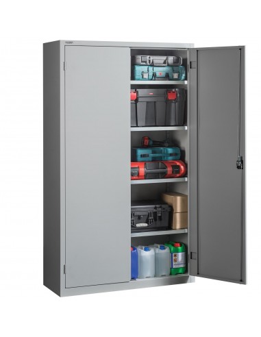 metaloBox MAXXX 1200! Extra széles tárolószekrény 4 polccal